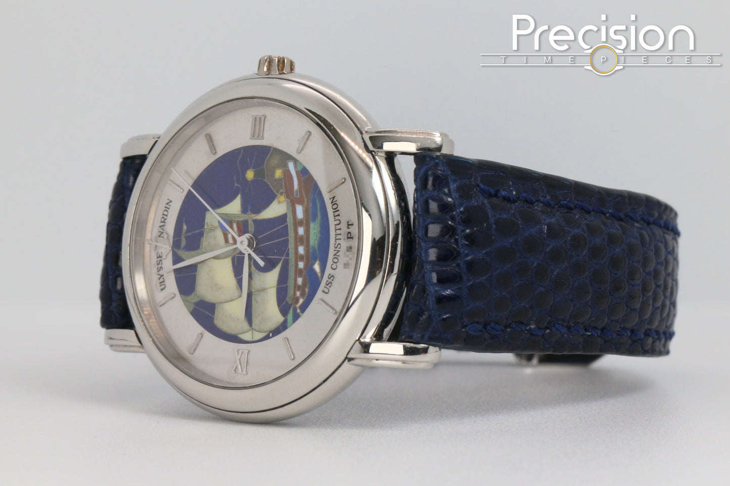 Ulysse Nardin San Marco USS Constitution Ref: 139.70.9 Rare Polychrome Cloisonné Enamel Dial 37mm