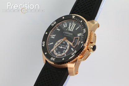 Cartier Calibre de Cartier Diver Ref: 3730 W7100052 42mm 18K Rose Gold