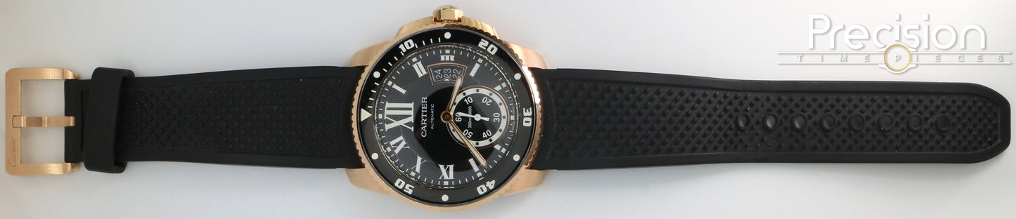 Cartier Calibre de Cartier Diver Ref: 3730 W7100052 42mm 18K Rose Gold