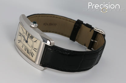 Cartier Tank Americaine Ref: 1741 26mm Automatic White gold