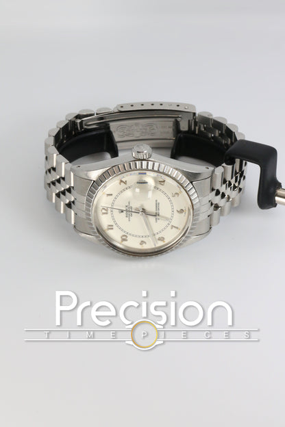 Rolex DateJust 36 Ref: 16030 🔥RARE Cream “Boiler Gauge” Dial🔥Full Set Great Condition