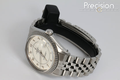 Rolex DateJust 36 Ref: 16030 🔥RARE Cream “Boiler Gauge” Dial🔥Full Set Great Condition