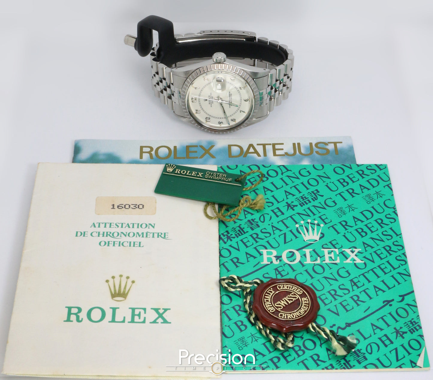 Rolex DateJust 36 Ref: 16030 🔥RARE Cream “Boiler Gauge” Dial🔥Full Set Great Condition