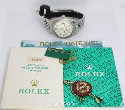 Rolex DateJust 36 Ref: 16030 🔥RARE Cream “Boiler Gauge” Dial🔥Full Set Great Condition