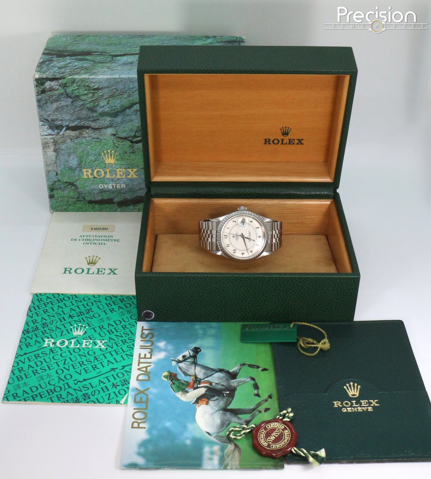 Rolex DateJust 36 Ref: 16030 🔥RARE Cream “Boiler Gauge” Dial🔥Full Set Great Condition