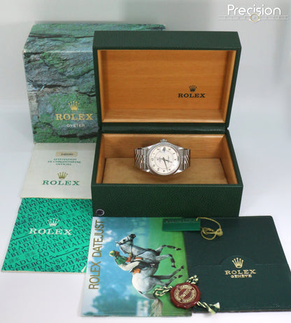 Rolex DateJust 36 Ref: 16030 🔥RARE Cream “Boiler Gauge” Dial🔥Full Set Great Condition