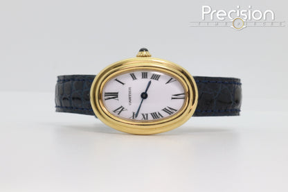 Cartier Baignoire Ref: 78094 🔥RARE🔥Manual Wind 23mm 18K Yellow Gold