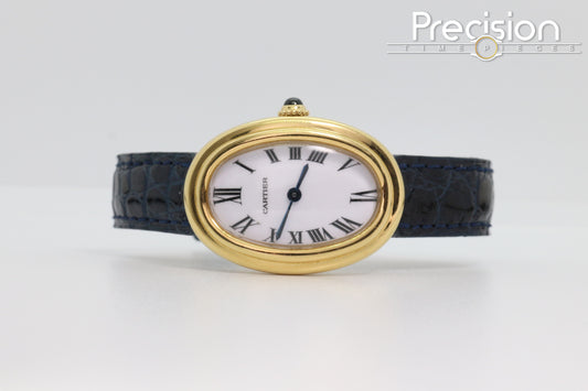 Cartier Baignoire Ref: 78094 🔥RARE🔥Manual Wind 23mm 18K Yellow Gold