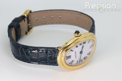 Cartier Baignoire Ref: 78094 🔥RARE🔥Manual Wind 23mm 18K Yellow Gold