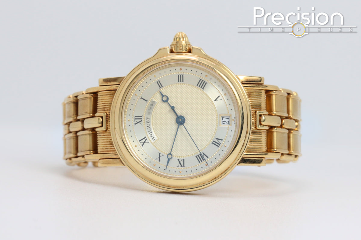 Breguet Marine Ref: 5800BA Auto 35mm 18K Yellow Gold