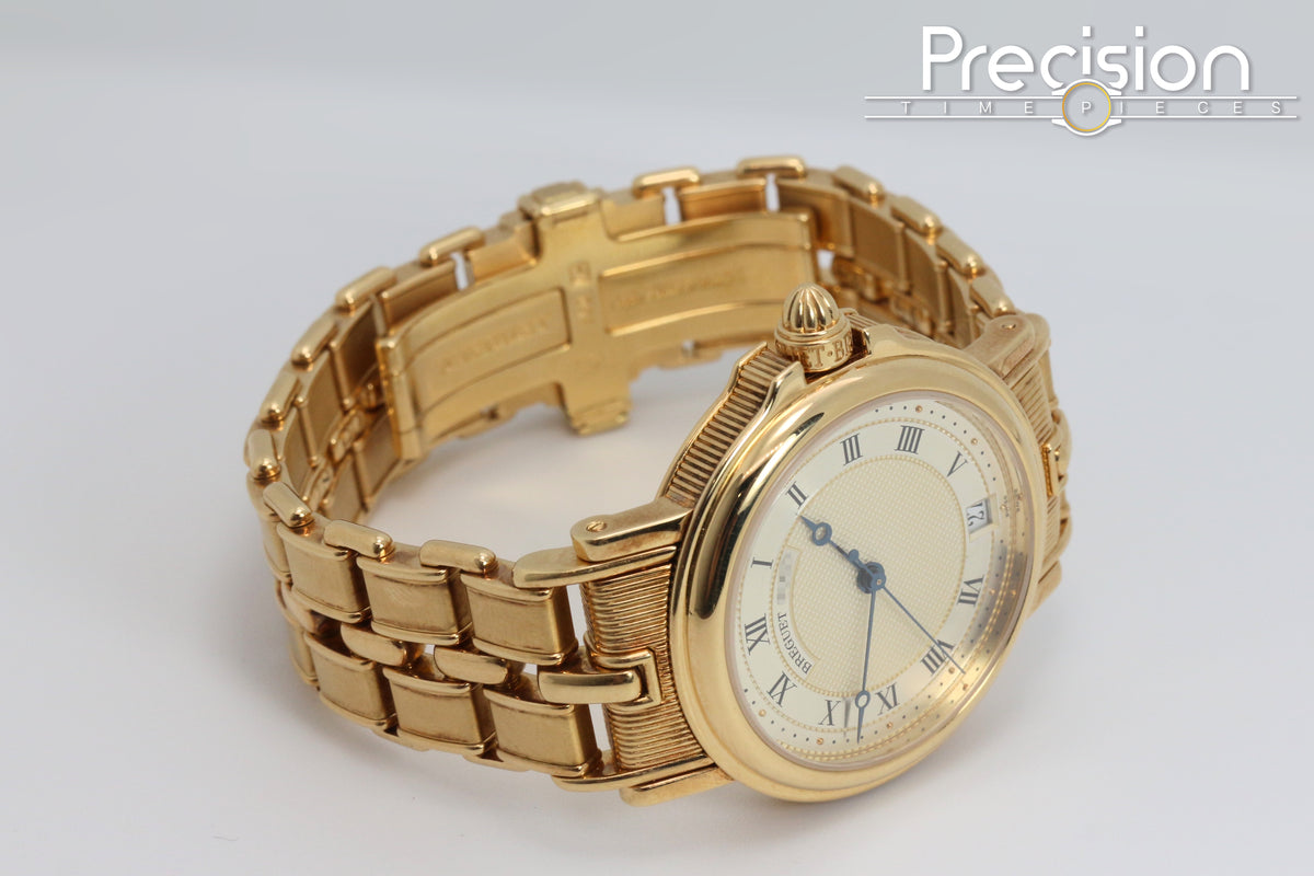 Breguet Marine Ref: 5800BA Auto 35mm 18K Yellow Gold