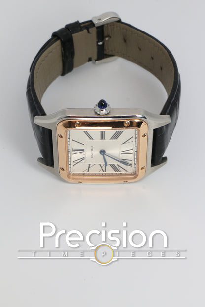 Cartier Santos Dumont Ref: W2SA0011 Quartz 43.5 X 31.4mm 2017 18K Rose Gold