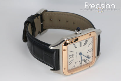 Cartier Santos Dumont Ref: W2SA0011 Quartz 43.5 X 31.4mm 2017 18K Rose Gold