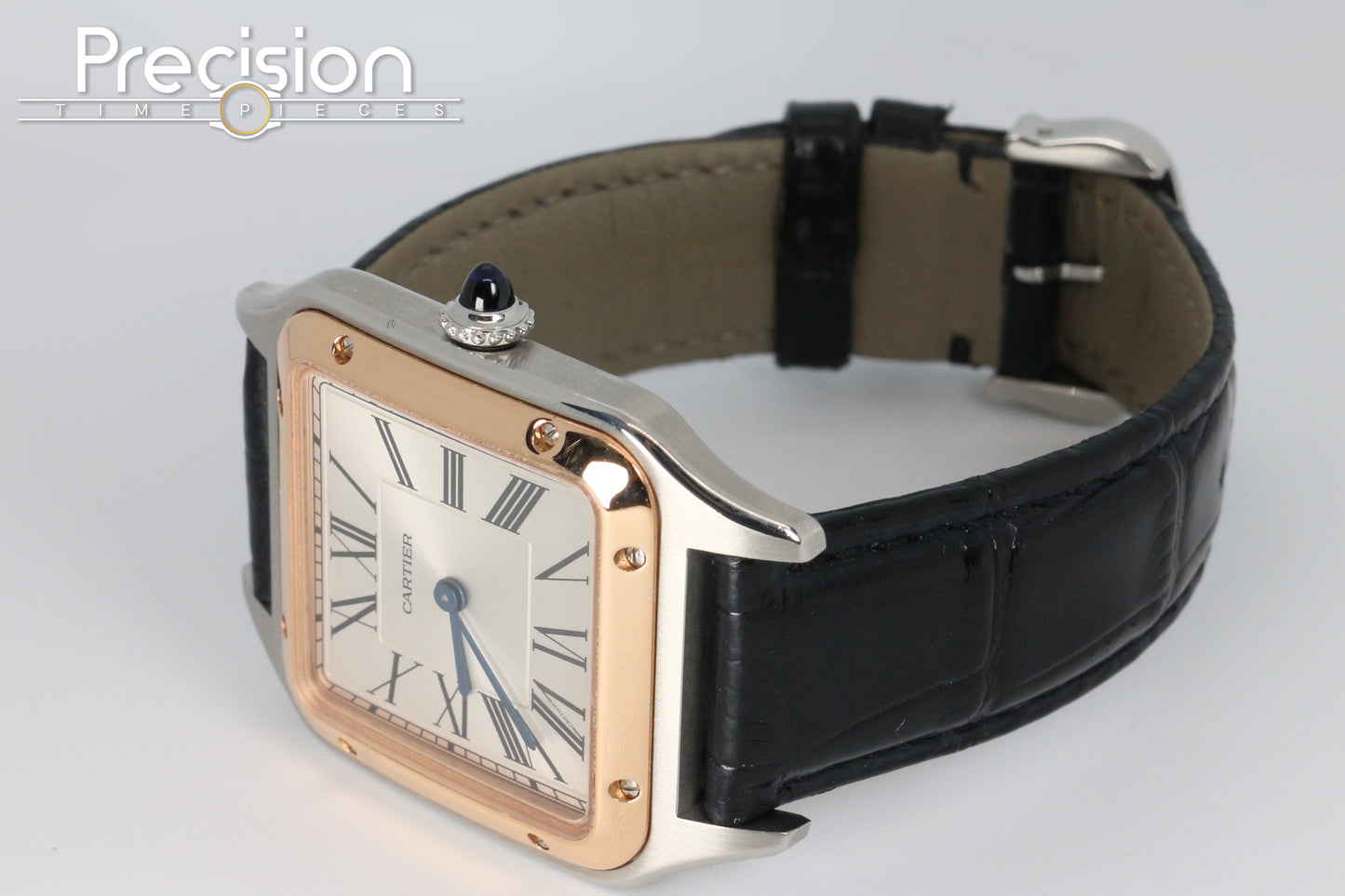 Cartier Santos Dumont Ref: W2SA0011 Quartz 43.5 X 31.4mm 2017 18K Rose Gold
