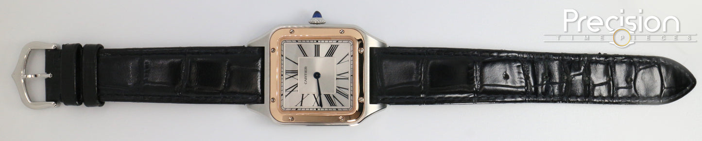 Cartier Santos Dumont Ref: W2SA0011 Quartz 43.5 X 31.4mm 2017 18K Rose Gold