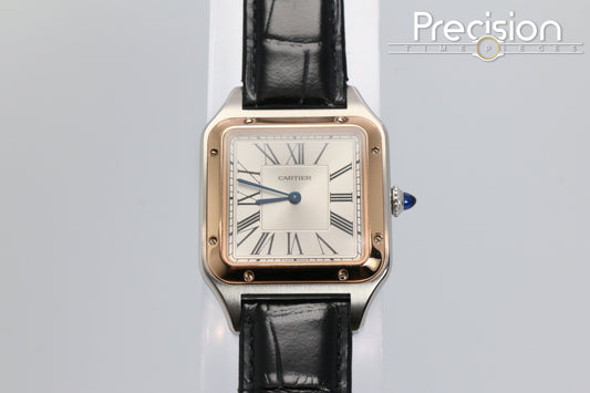 Cartier Santos Dumont Ref: W2SA0011 Quartz 43.5 X 31.4mm 2017 18K Rose Gold