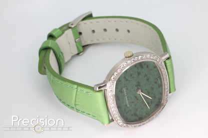 Audemars Piguet Jade-Green Dial Manual Wind 32mm 18K White Gold