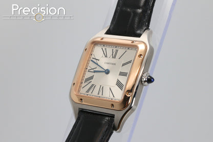 Cartier Santos Dumont Ref: W2SA0011 Quartz 43.5 X 31.4mm 2017 18K Rose Gold