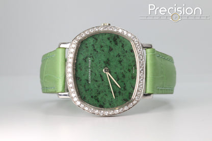 Audemars Piguet Jade-Green Dial Manual Wind 32mm 18K White Gold