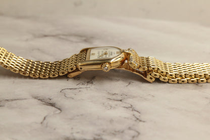 Cartier Calandre Yellow Gold Ref: 6603 Quartz 18mm x 22mm