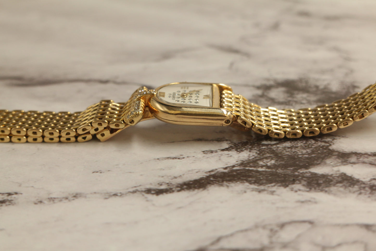 Cartier Calandre Yellow Gold Ref: 6603 Quartz 18mm x 22mm