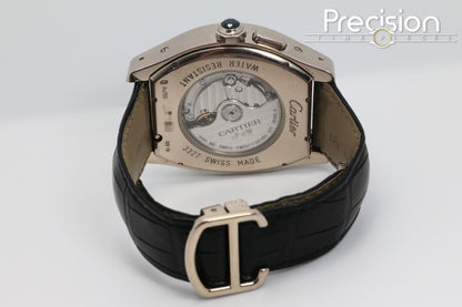 Cartier Tortue Multi Time Zone Ref: 3327 18K White Gold 45mm