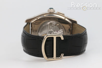 Cartier Tortue Multi Time Zone Ref: 3327 18K White Gold 45mm