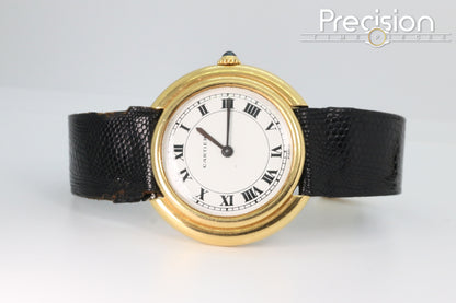 Cartier Vendome Paris-Dial Ref: 78090 Mark 1 Yellow Gold 33mm