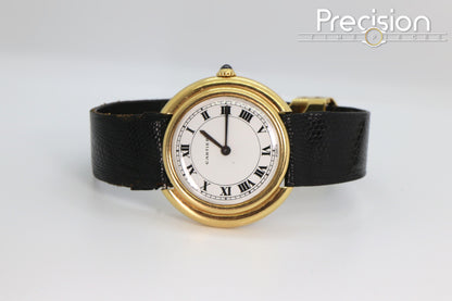 Cartier Vendome Paris-Dial Ref: 78090 Mark 1 Yellow Gold 33mm