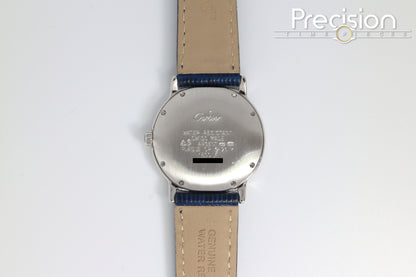 Cartier Must de Ronde Ref: 1800 1 Sterling Silver 33mm Ladies Quartz