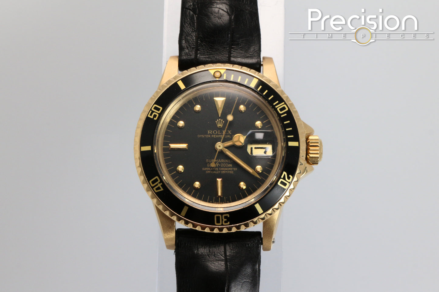 Rolex Submariner Ref: 1680/8 Nipple Dial 18K Yellow Gold 40mm