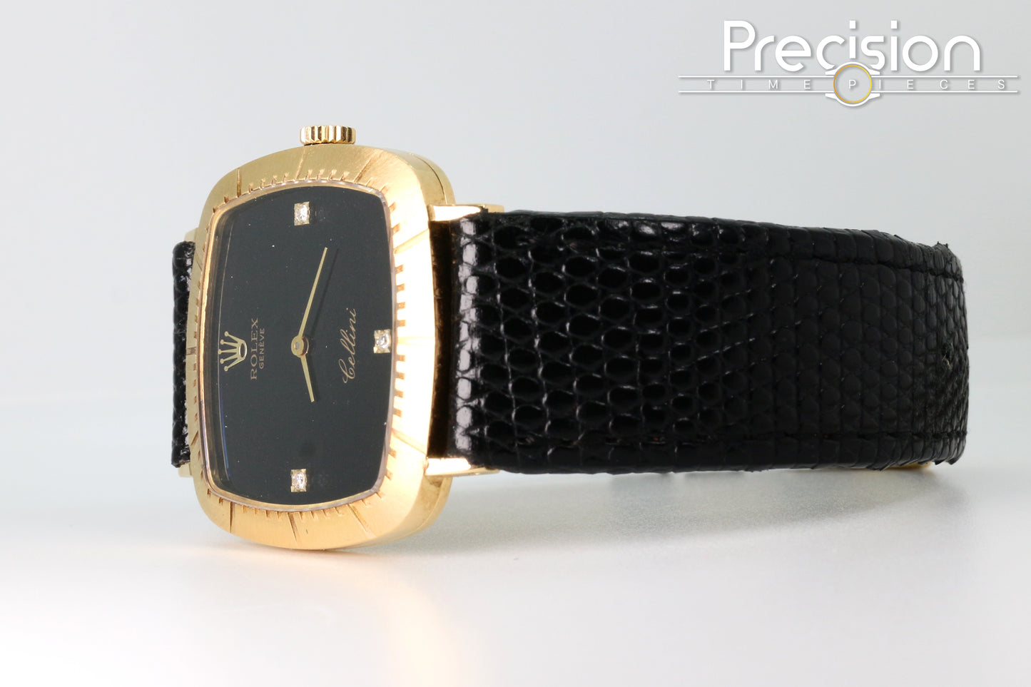 Rolex Cellini Ref: 4084 🔥Rare Onxy Diamond Dial🔥30mm Yellow Gold