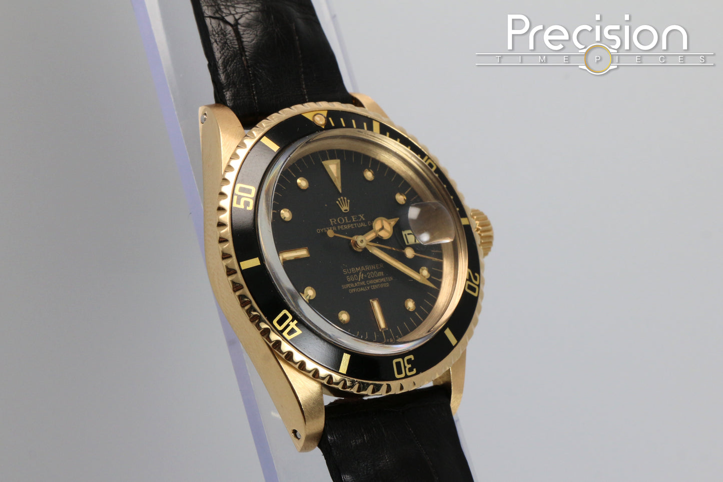 Rolex Submariner Ref: 1680/8 Nipple Dial 18K Yellow Gold 40mm