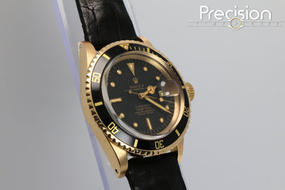 Rolex Submariner Ref: 1680/8 Nipple Dial 18K Yellow Gold 40mm
