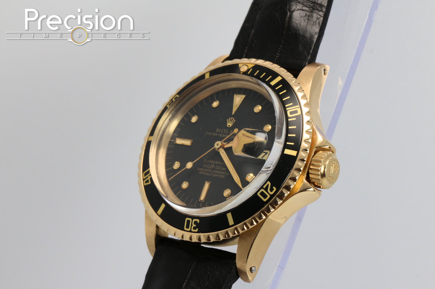 Rolex Submariner Ref: 1680/8 Nipple Dial 18K Yellow Gold 40mm