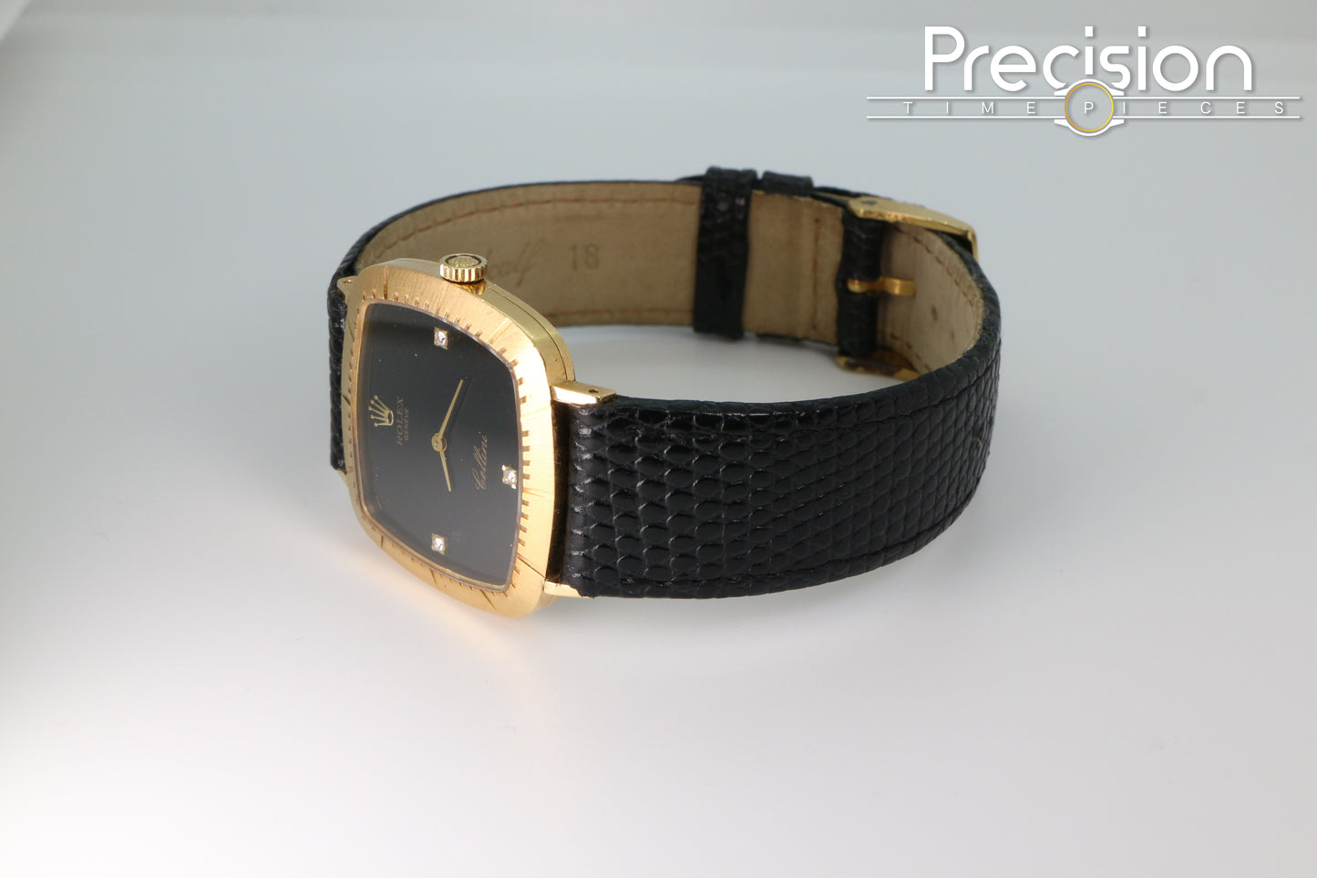 Rolex Cellini Ref: 4084 🔥Rare Onxy Diamond Dial🔥30mm Yellow Gold