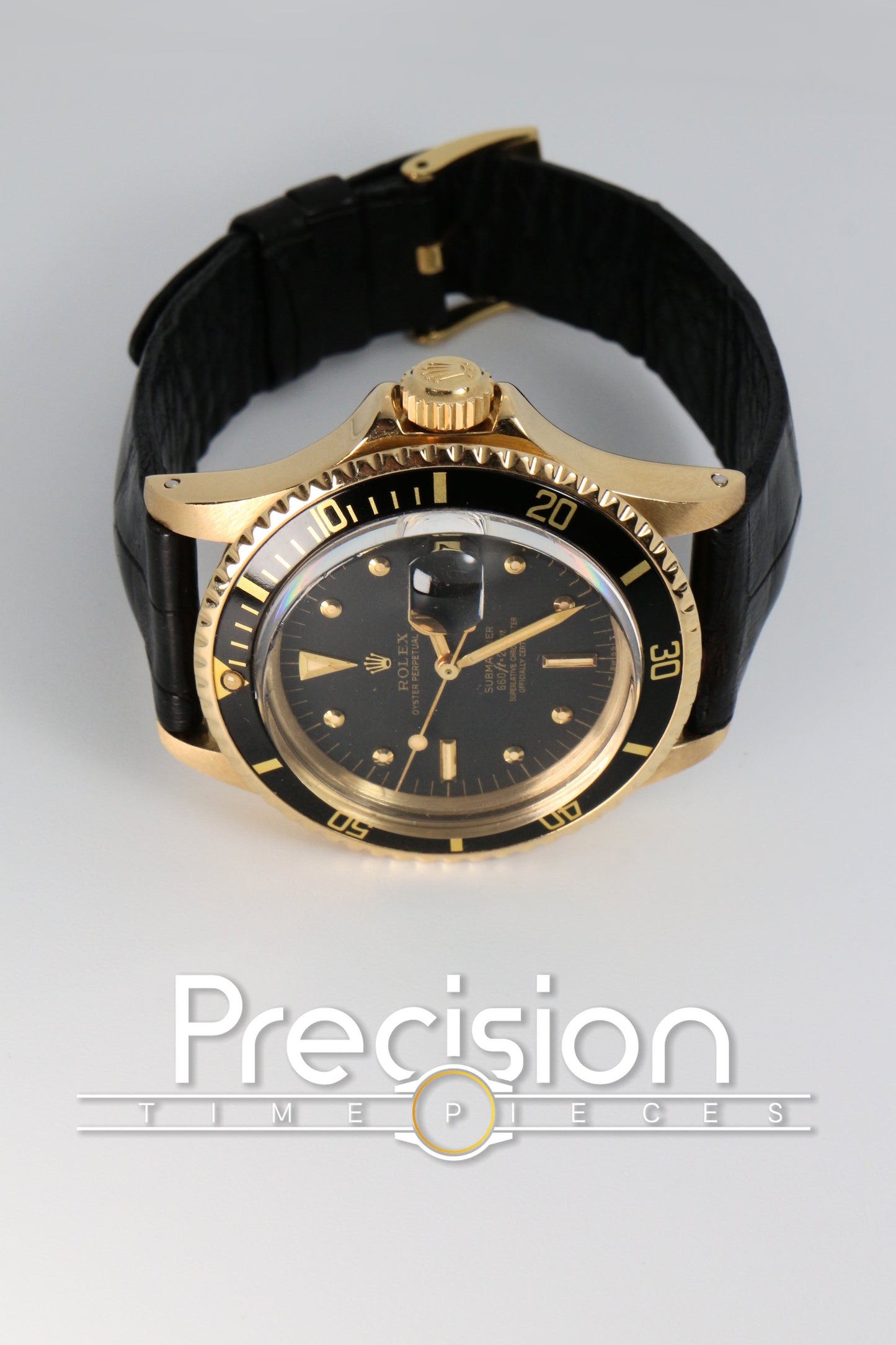 Rolex Submariner Ref: 1680/8 Nipple Dial 18K Yellow Gold 40mm
