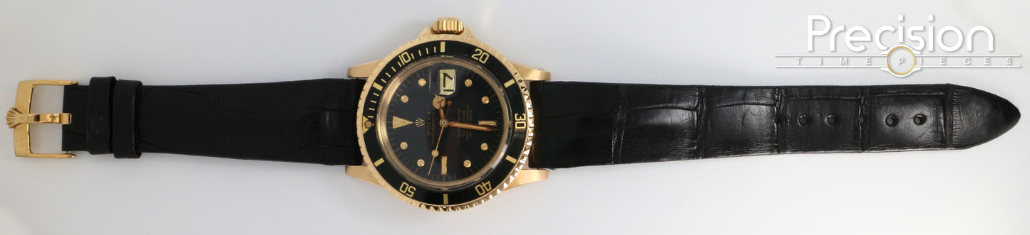 Rolex Submariner Ref: 1680/8 Nipple Dial 18K Yellow Gold 40mm