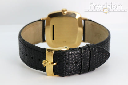 Rolex Cellini Ref: 4084 🔥Rare Onxy Diamond Dial🔥30mm Yellow Gold