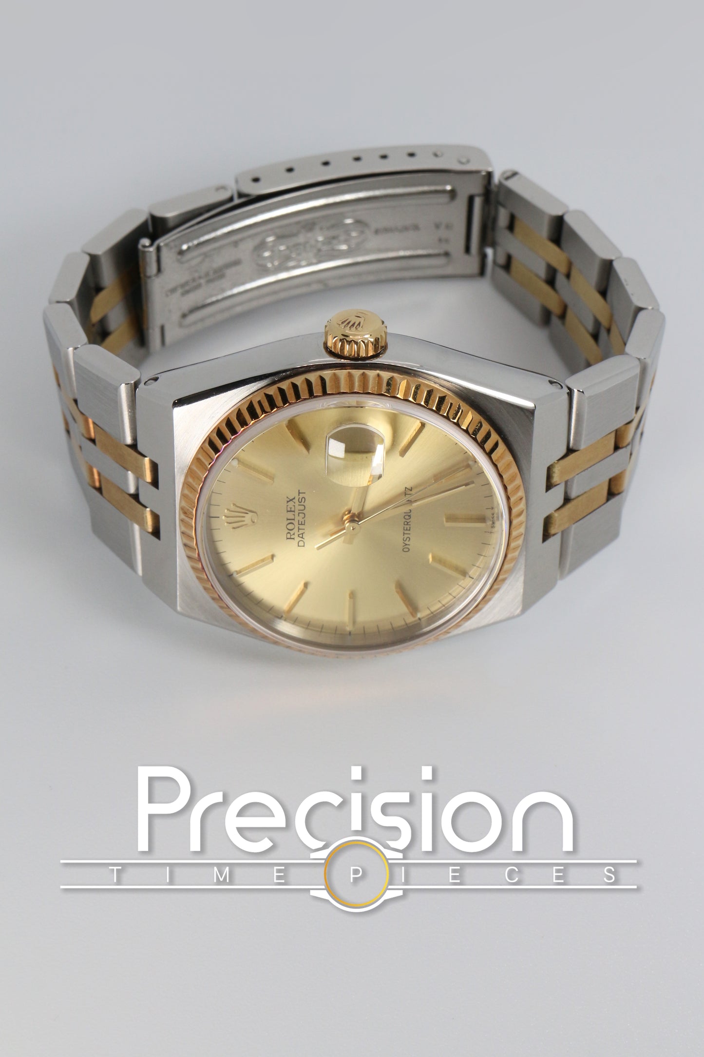 Rolex OysterQuartz DateJust 36 Ref: 17013 Two-Tone