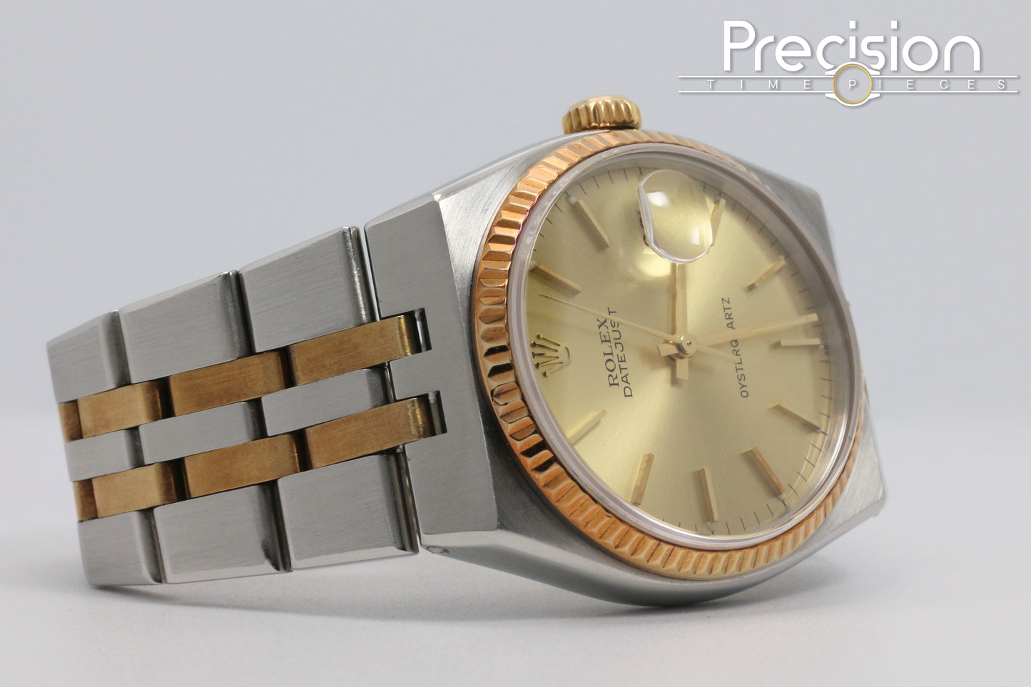 Rolex OysterQuartz DateJust 36 Ref: 17013 Two-Tone