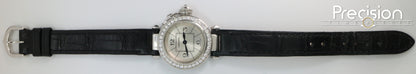 Cartier Pasha Ref: 3134 Ladies 27mm Quartz White Gold Diamond Bezel