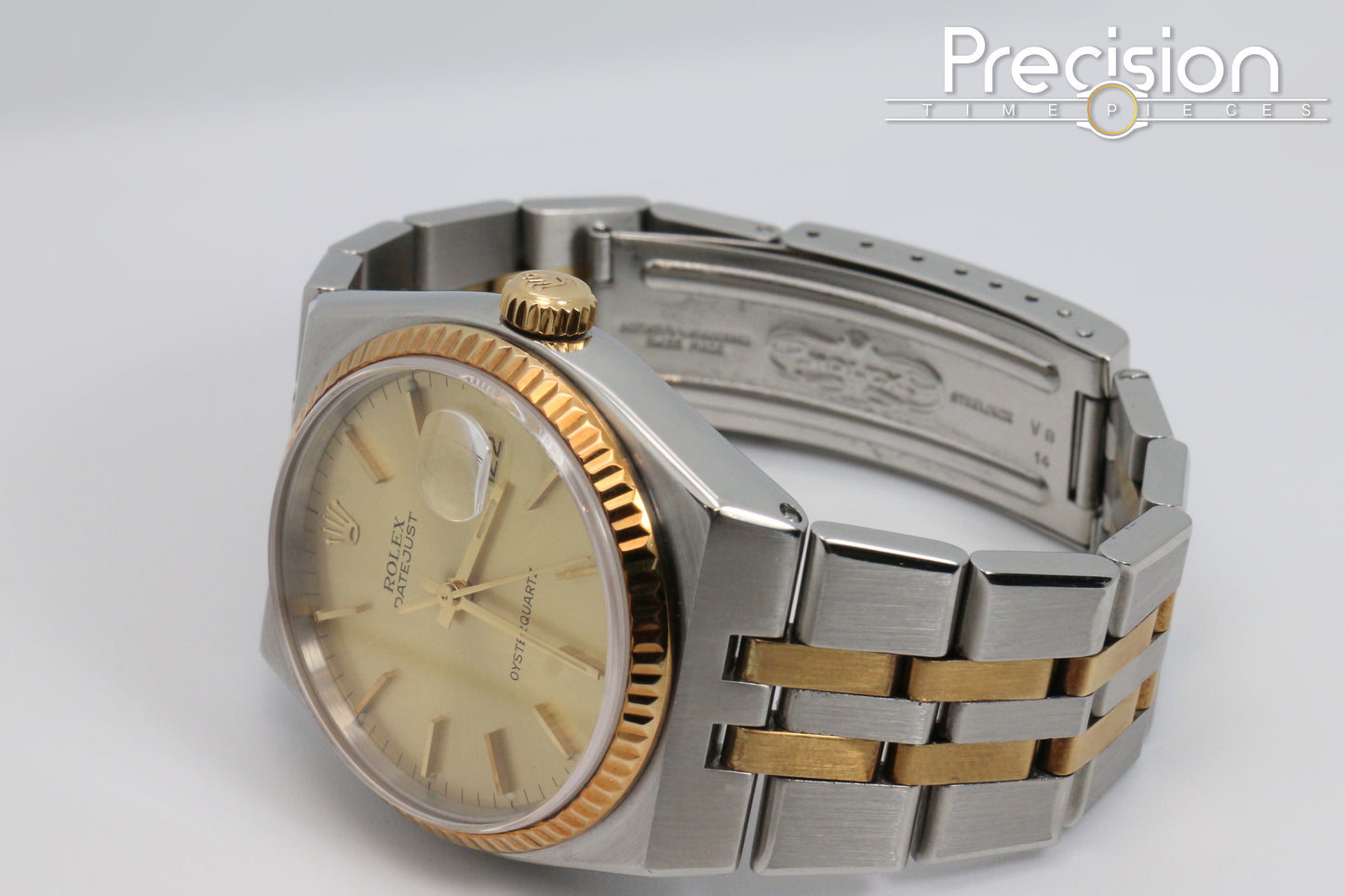 Rolex OysterQuartz DateJust 36 Ref: 17013 Two-Tone