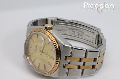 Rolex OysterQuartz DateJust 36 Ref: 17013 Two-Tone