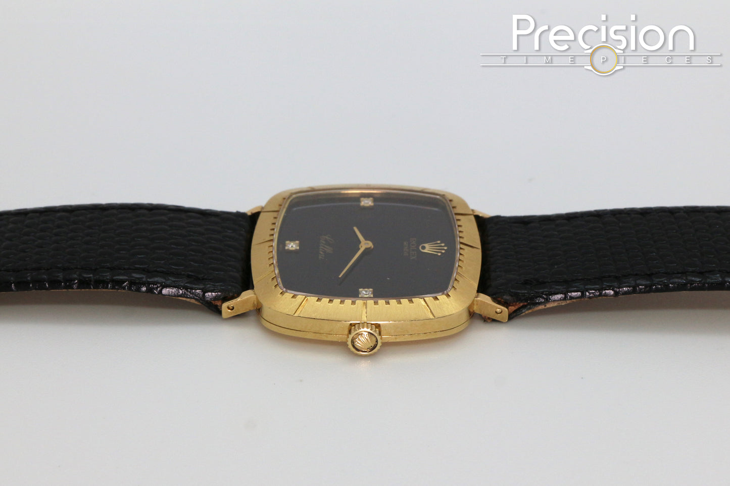 Rolex Cellini Ref: 4084 🔥Rare Onxy Diamond Dial🔥30mm Yellow Gold