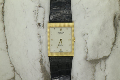 Rolex Cellini Cream Jubilee (“Computer”) Dial 25mm 18K Yellow Gold