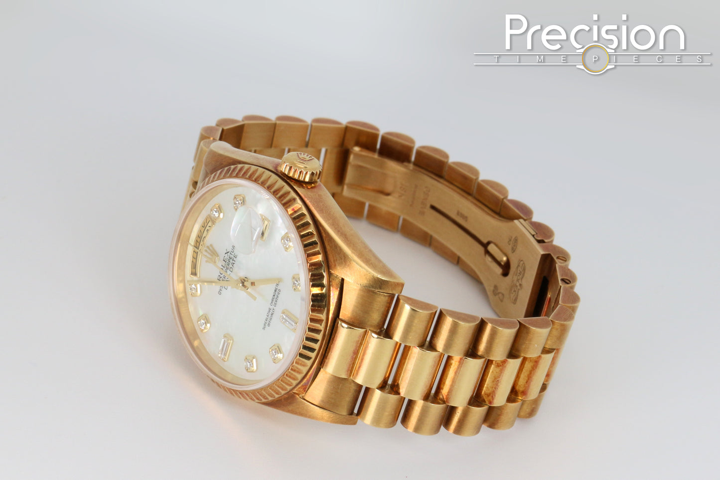 Rolex Day-Date 36 Ref: 18238 MOP Diamond Hour-Markers Untouched Case