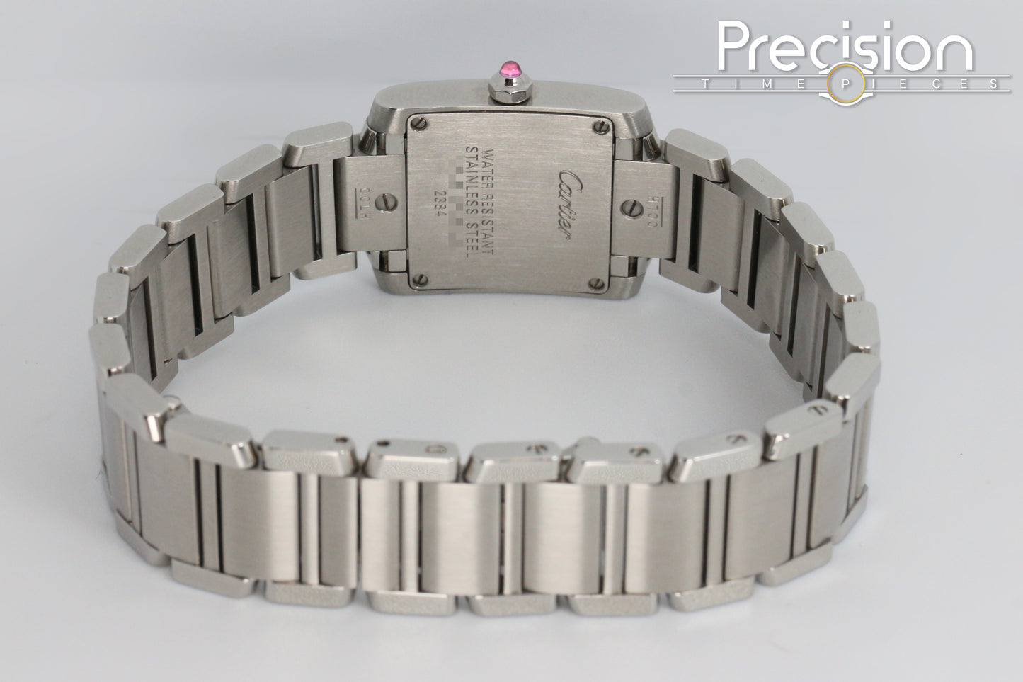 Cartier Tank Francaise Ref: 2384 🔥 Very Rare Raspberry Pink Dial 20mm Quartz