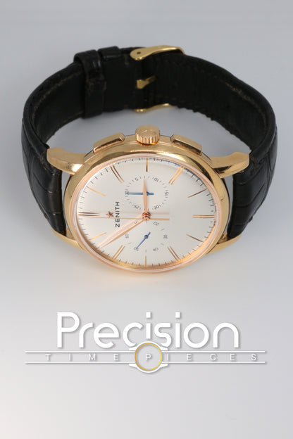 Zenith Master Chronograph Classic Ref: 18.2270.4069/01.C498 18K Rose Gold