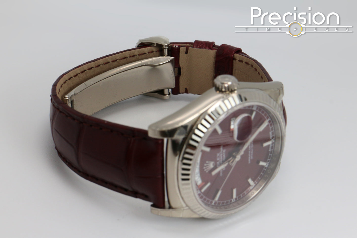 Rolex Day-Date 36 Ref: 118139 🔥Rare Cherry Dial 🔥18K White Gold 36mm
